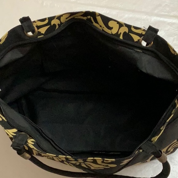 Lisa Blue Beach/Pool tote - Black - Picture 7 of 9